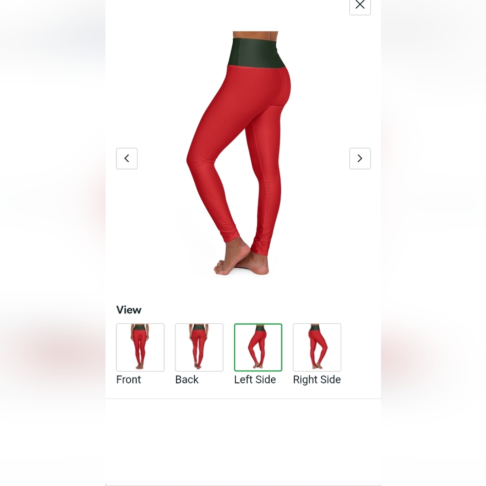 Christmas color leggings
